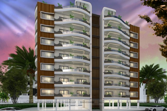 Mr Akshat ji G+7 Elevation 001